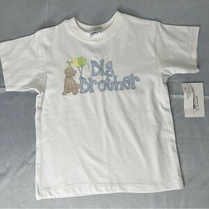 The Bailey Boys Big Brother Kids T-Shirt white short sleeve Lab Birthday 4 Years